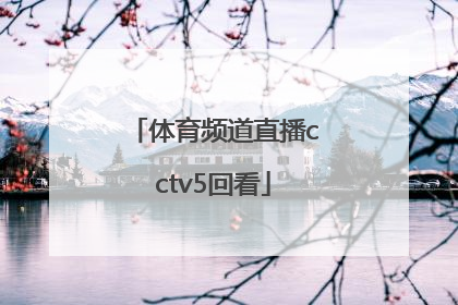 「体育频道直播cctv5回看」CCTV5体育频道主持人